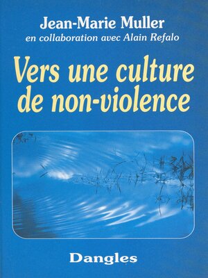 cover image of Vers une culture de non-violence